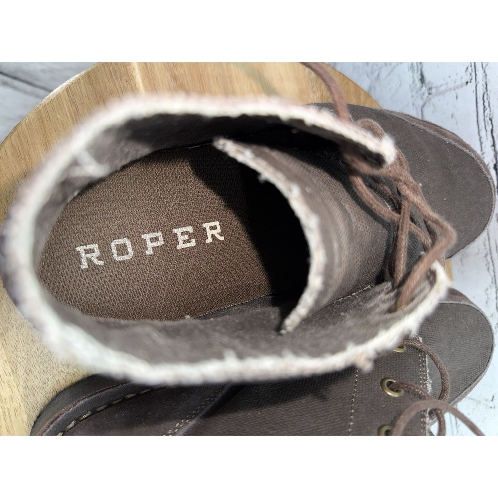 Roper Everett Casual Lace-Up Chukka Men's 10.5 Brown‎ Gum Outsoles - Picture 11 of 14